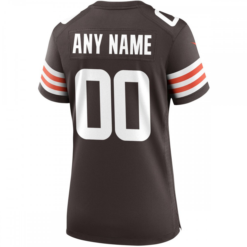 Nike Cleveland Browns Women's Custom Game Jersey - Brown-GridironStore
